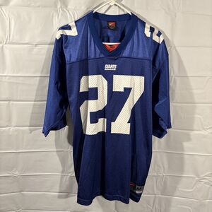 Ron Dayne #27 Nike Team Tag New York Giants Jersey Blue Home Jersey Men’s Medium